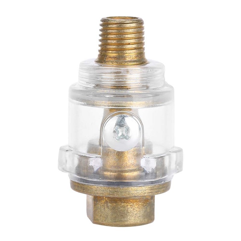 Dweekiy Air Tool Oiler Lubricator 1/4" Mini In Line for Automatic Compressor Pipe Lubrication - Image 1
